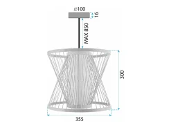 Online Lámpara Toolight App1630-1Cp Beige