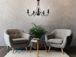 Clearance Lámpara Toolight App647-5Cp Black Negro