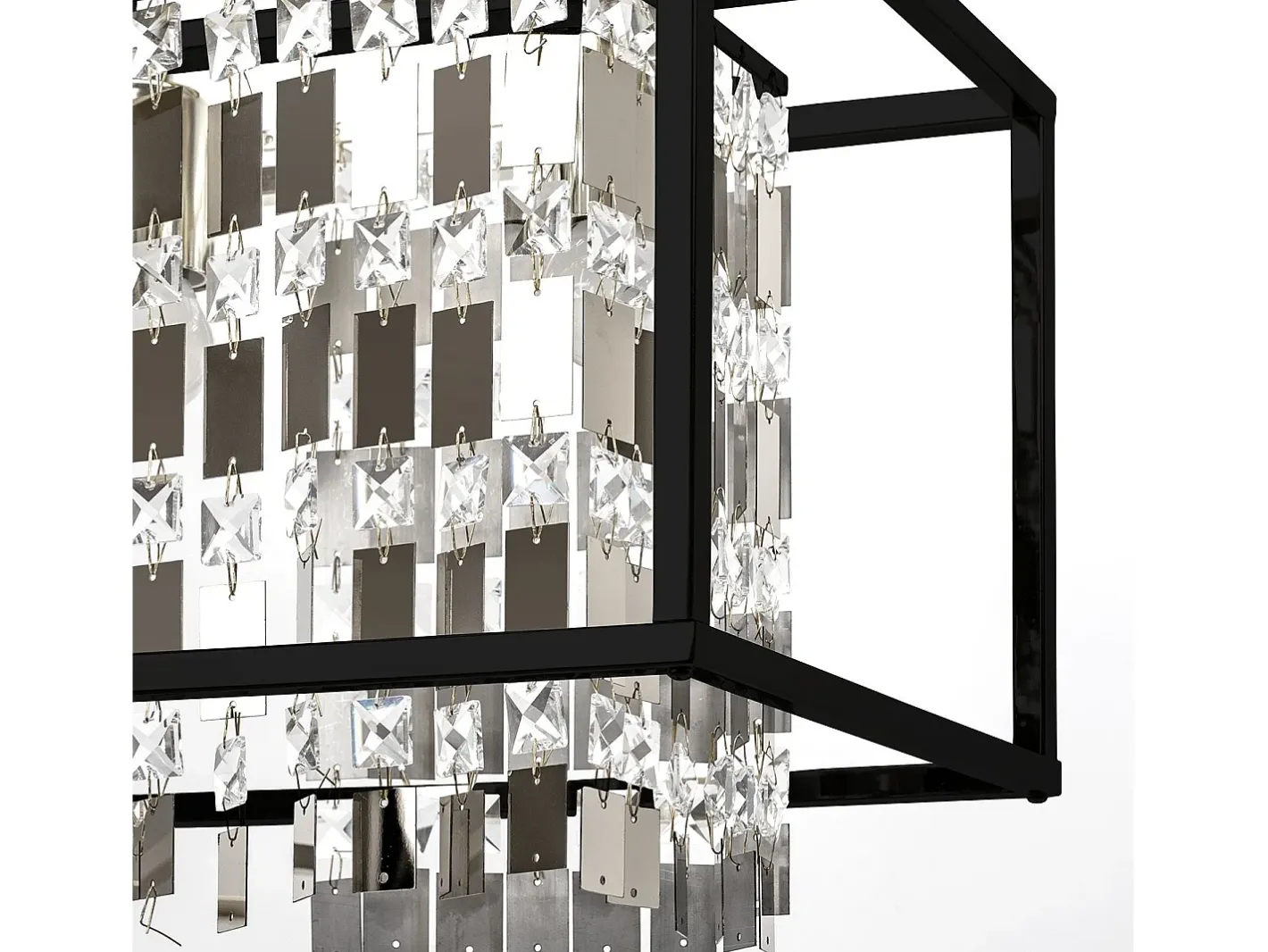 Lámpara Suspendida-Lámpara Toolight App1110-1Cp Black Negro