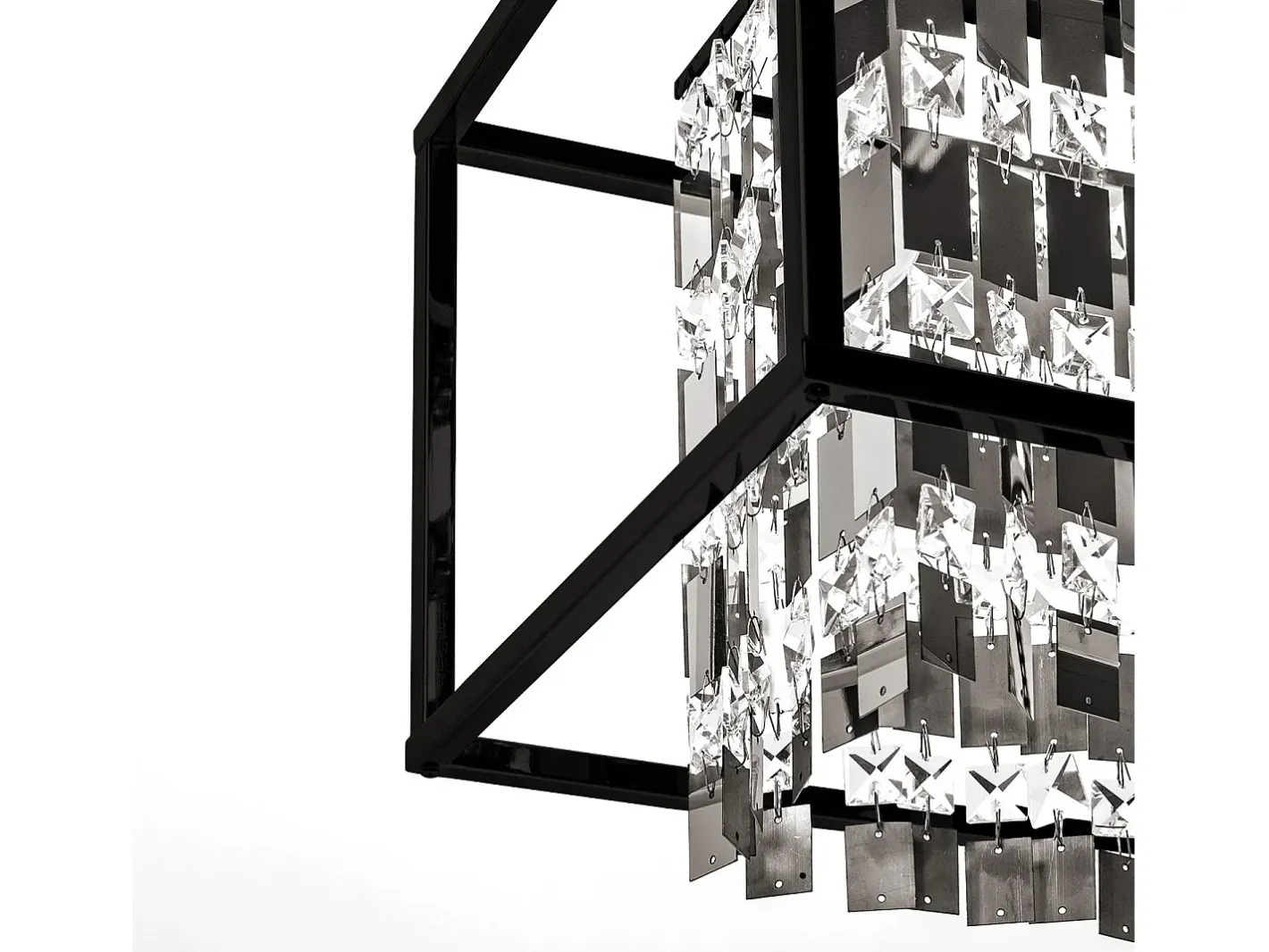 Lámpara Suspendida-Lámpara Toolight App1110-1Cp Black Negro