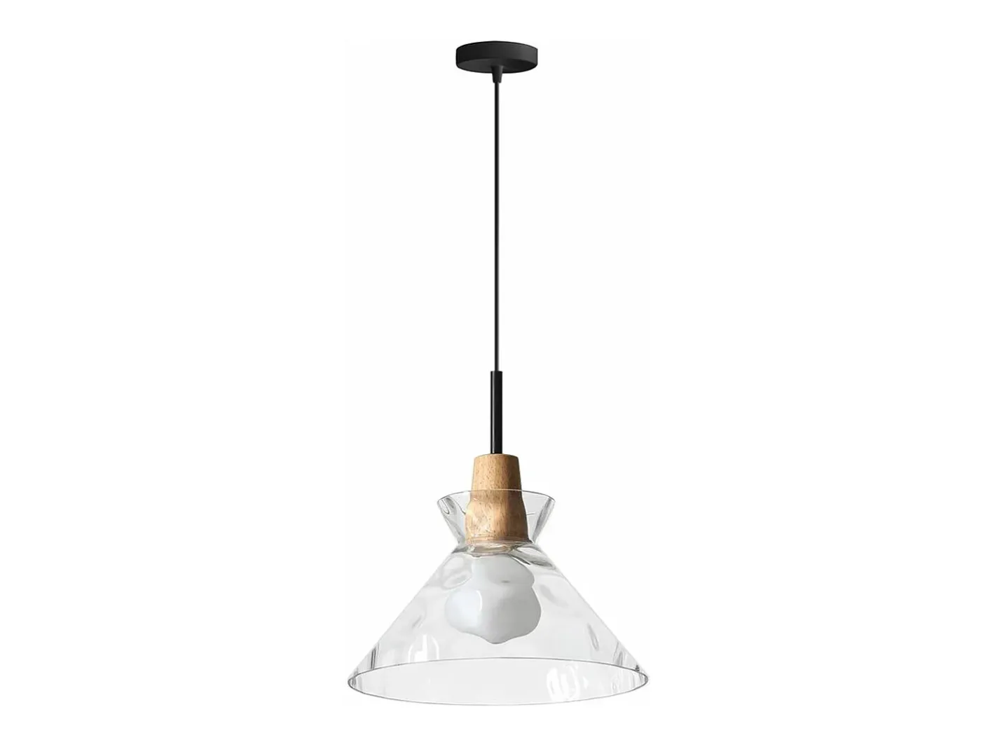 Clearance Lámpara Toolight App1183-1Cp Black Negro