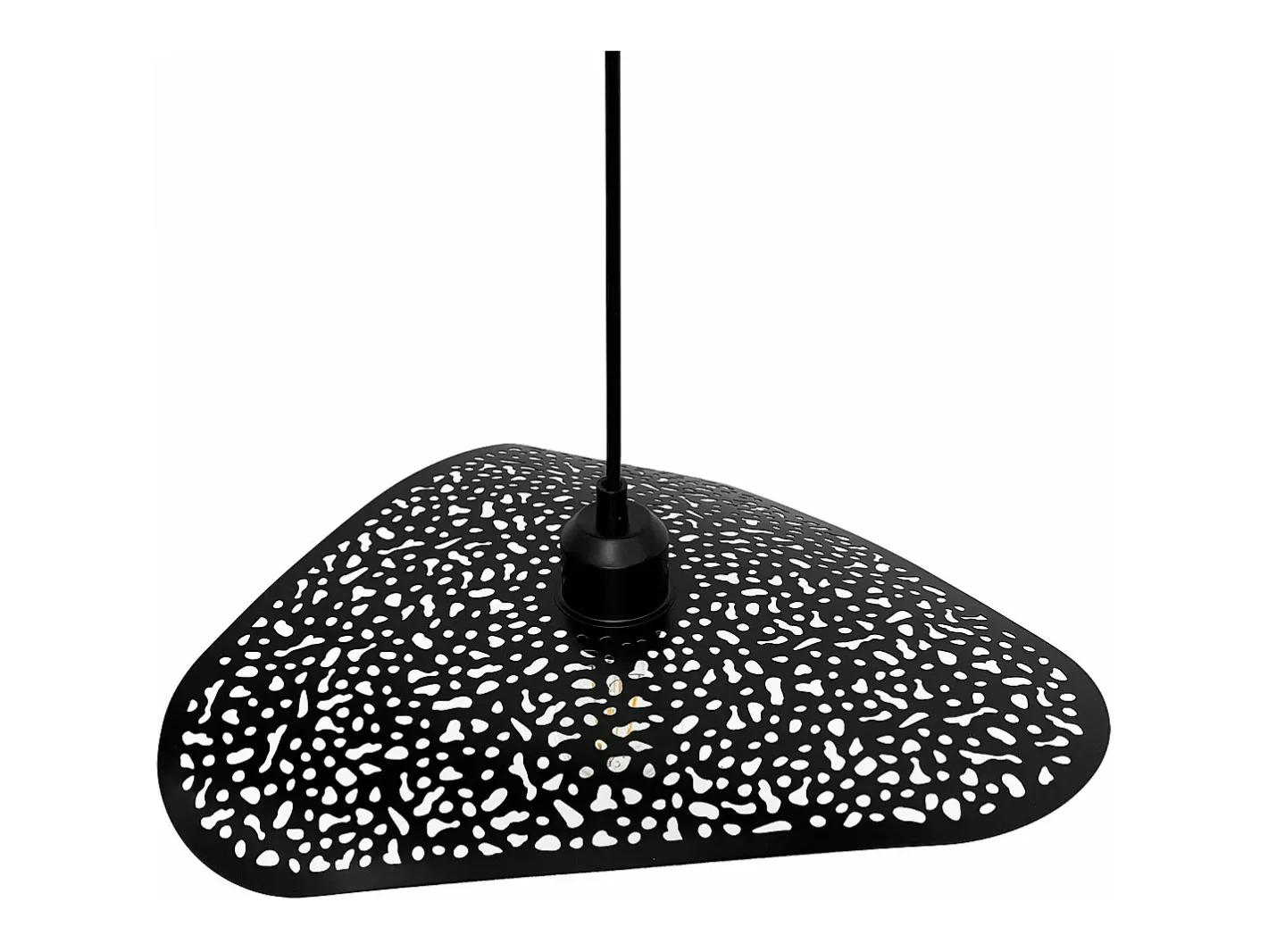 Lámpara Toolight App1468-1Cp Black Brush Gold Negro