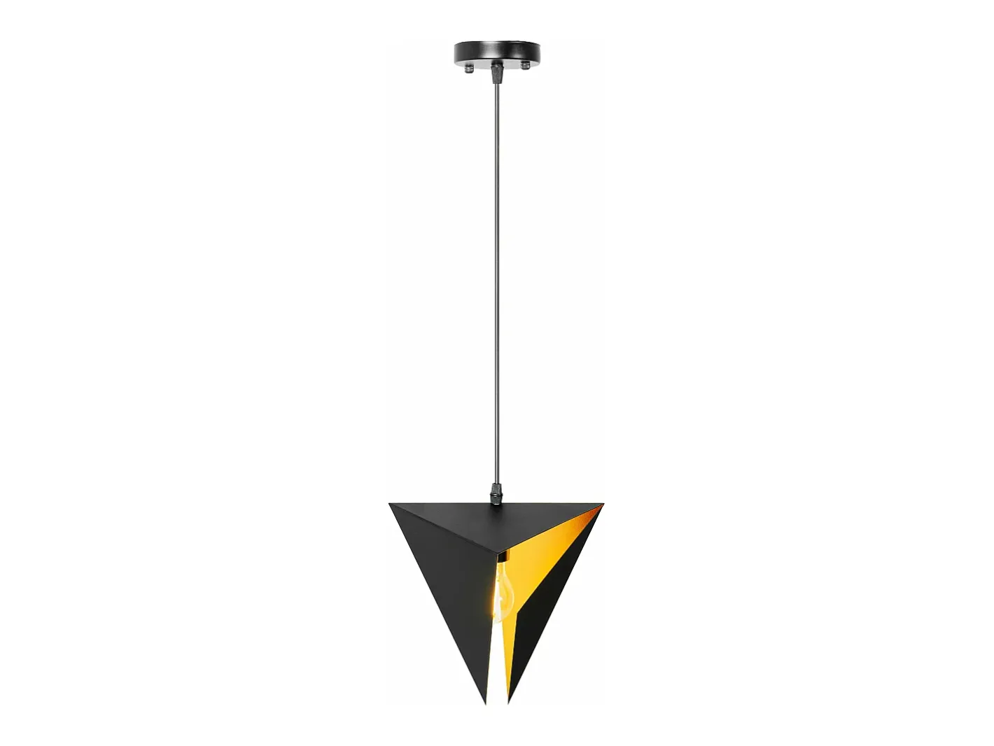 Lámpara Suspendida-Lámpara Toolight App253-1Cp Black Negro