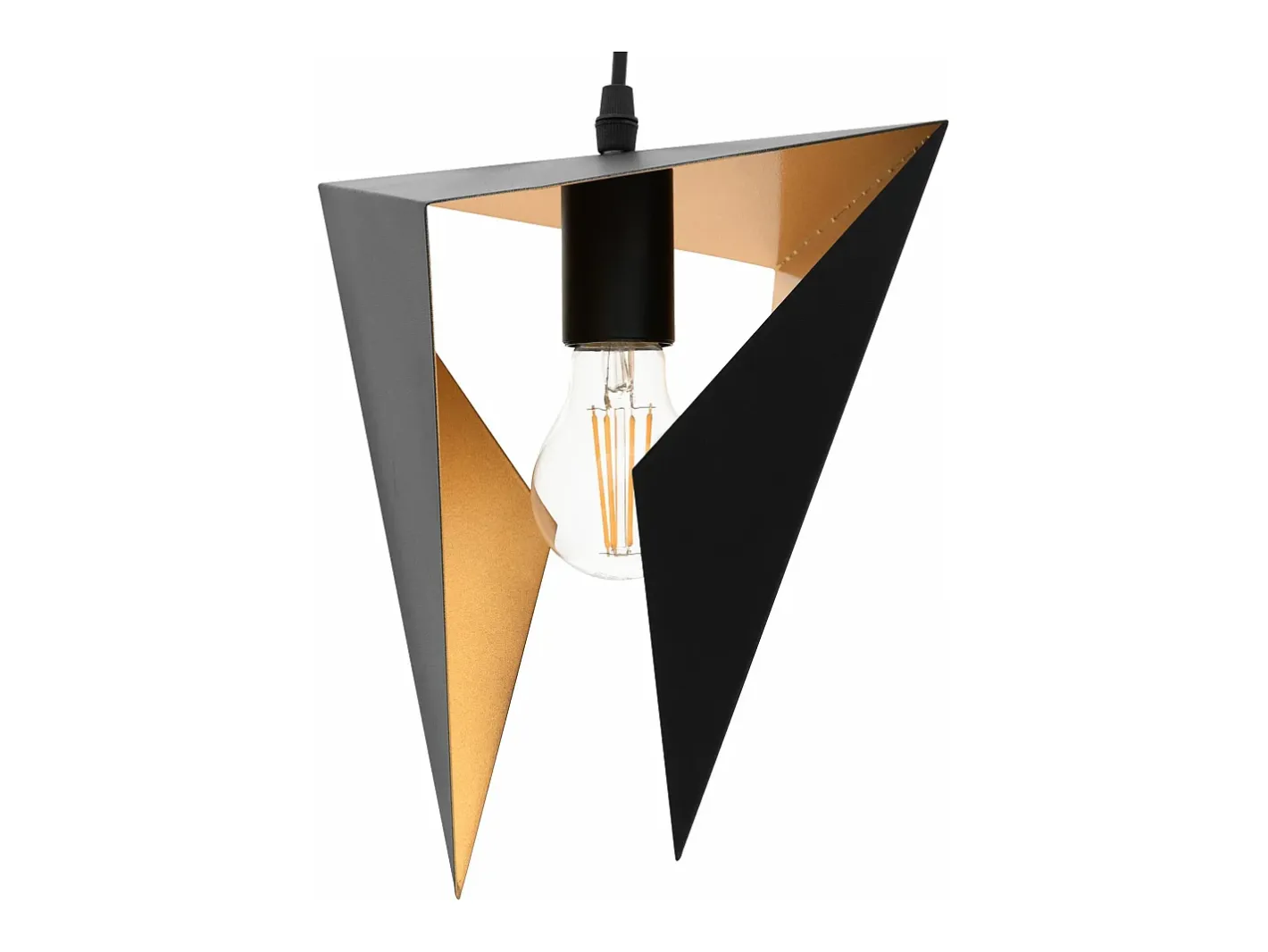 Lámpara Suspendida-Lámpara Toolight App253-1Cp Black Negro