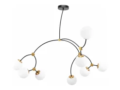 New Lámpara Toolight App1673-8Cp Black Negro