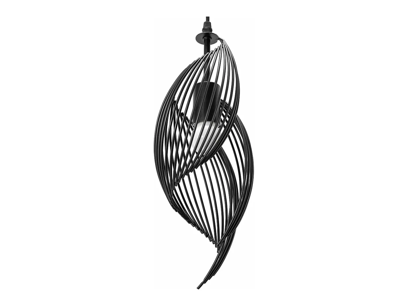 Lámpara Suspendida-Lámpara Toolight App977-1Cp Black Negro