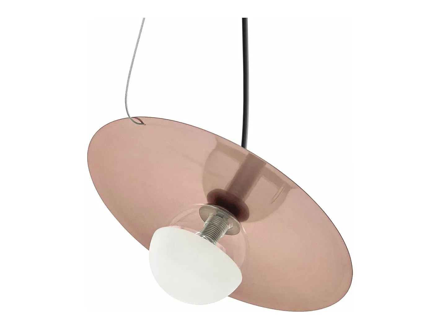 Lámpara Toolight App1418-Cp Black Rose Gold Negro New