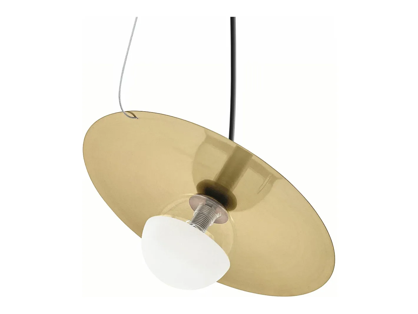 Lámpara Suspendida-Lámpara Toolight App1417-Cp Black Gold Negro