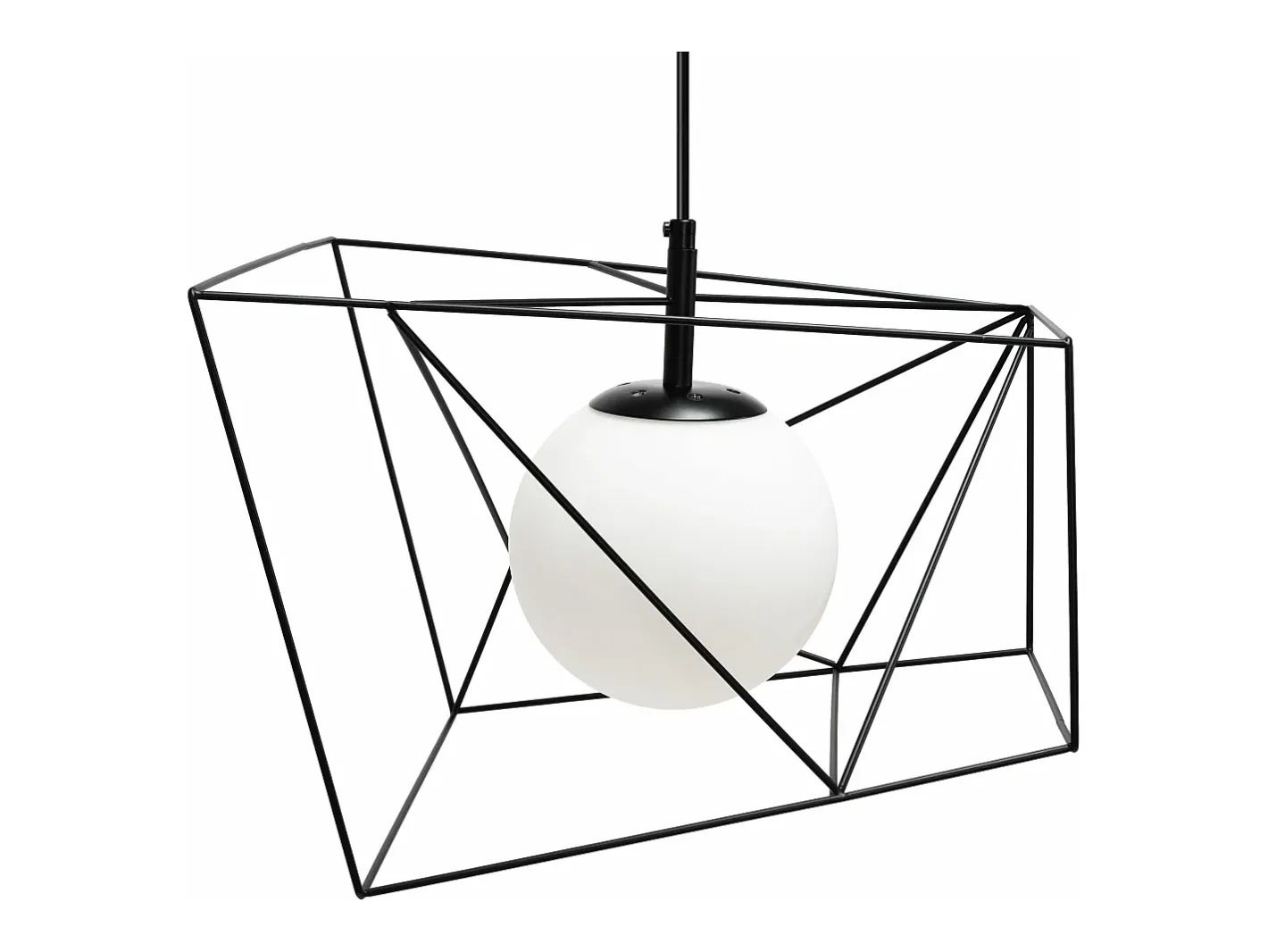 New Lámpara Toolight App1022-1Cp Black Negro