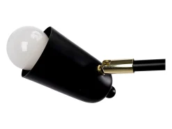 Lámpara Suspendida-Lámpara Toolight App1708-4Cp Black Gold Dorado