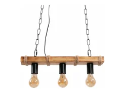 Lámpara Suspendida-Lámpara Toolight App1319-3Cp Black Negro