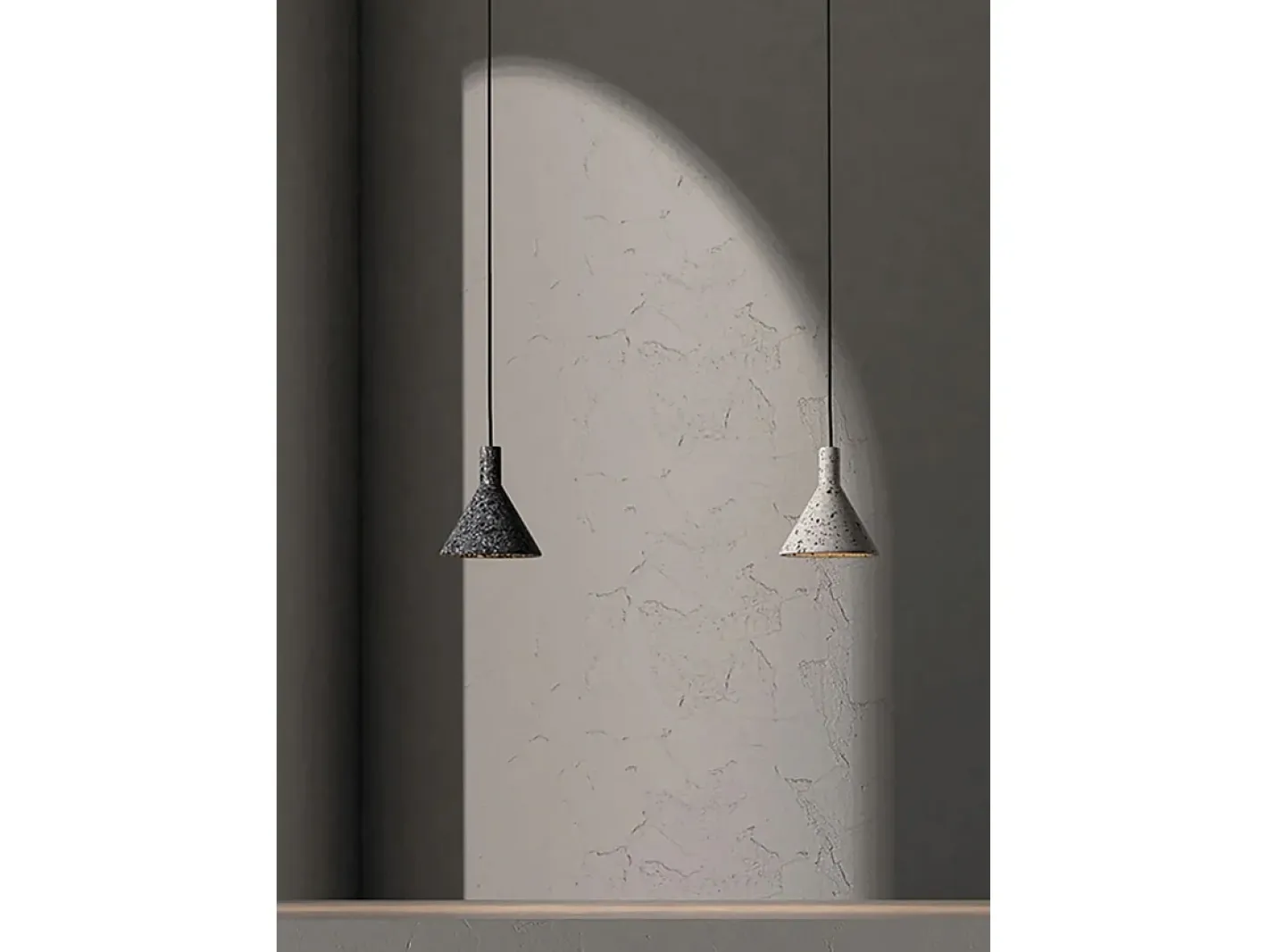 Lámpara Suspendida-Lámpara Toolight App995-1Cp Black Negro