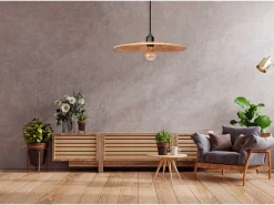 Outlet Lámpara Toolight App1311-1Cp Boho Brown Marru00f3n