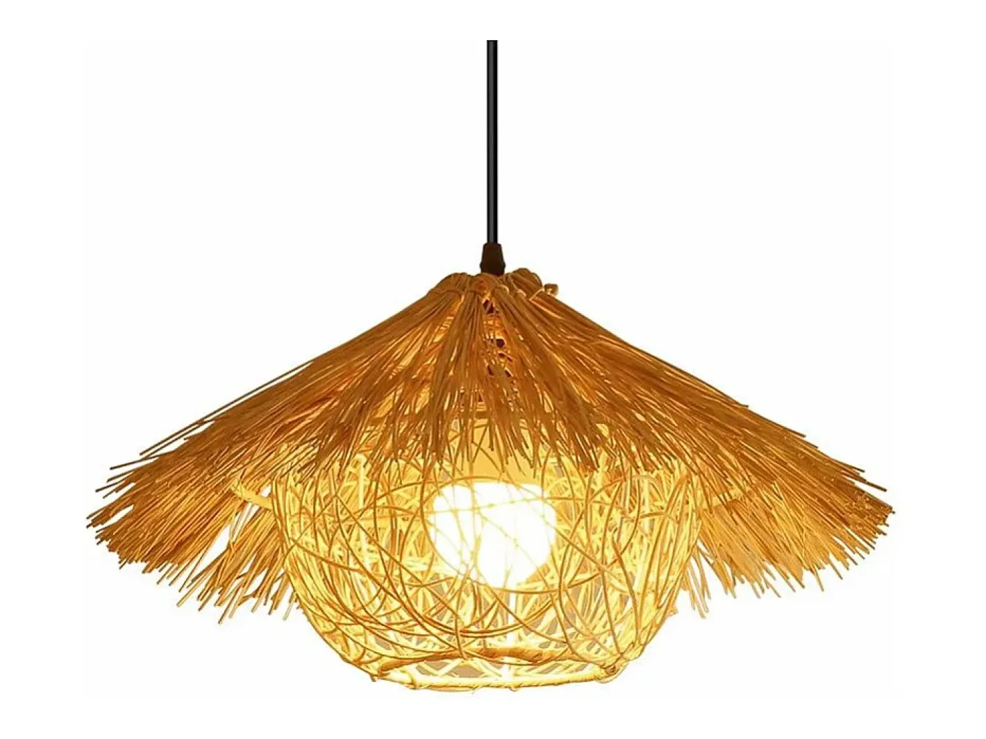 Lámpara Toolight App1636-1Cp Boho Beige New