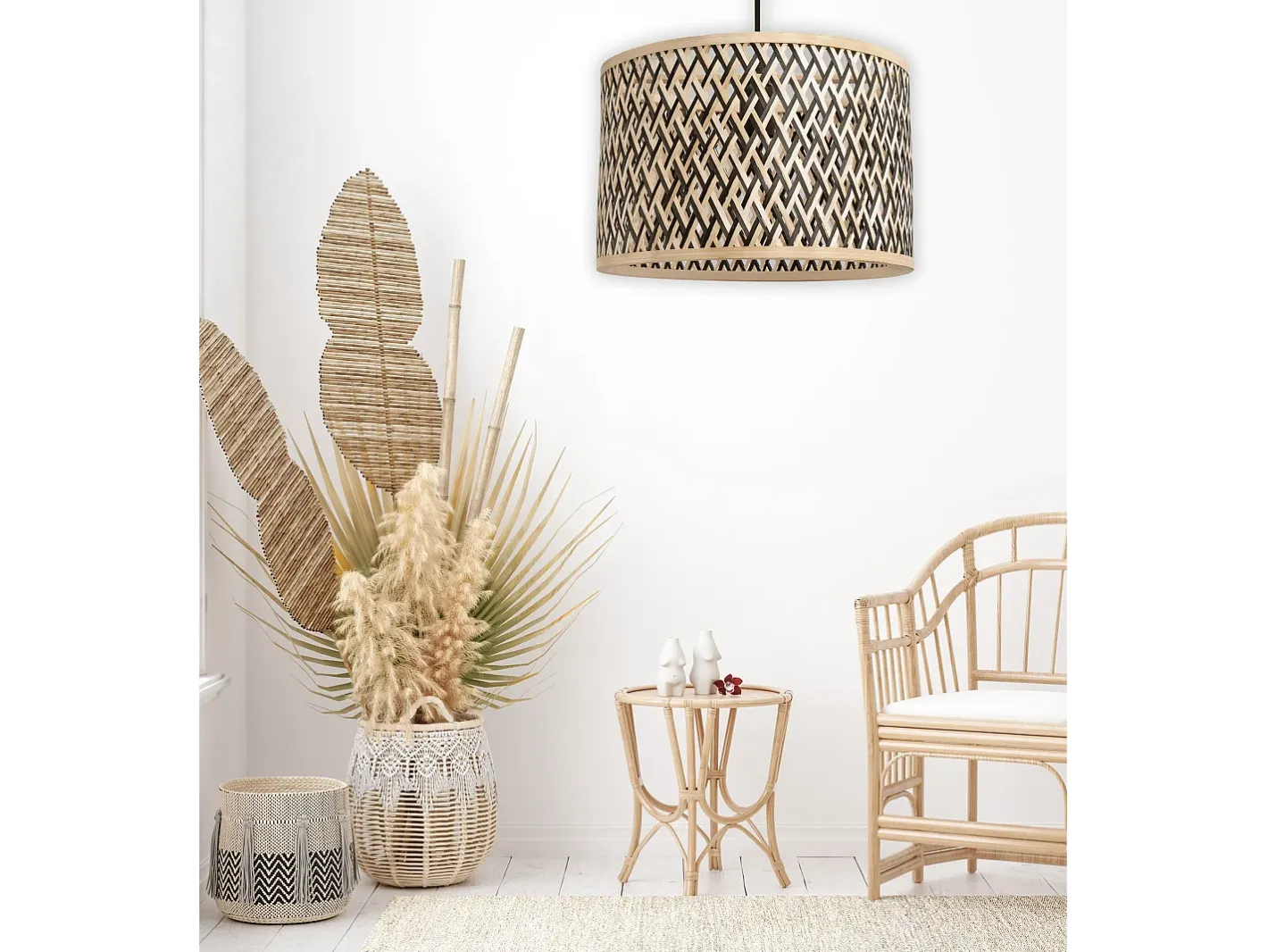 Online Lámpara Toolight App1543-1Cp Boho Beige