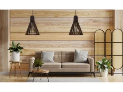 Lámpara Suspendida-Lámpara Toolight App1350-Cp Boho Black Negro