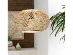 Lámpara Suspendida-Lámpara Toolight App1247-1Cp Boho Beige