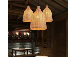 Lámpara Suspendida-Lámpara Toolight App1646-1Cp Boho Beige