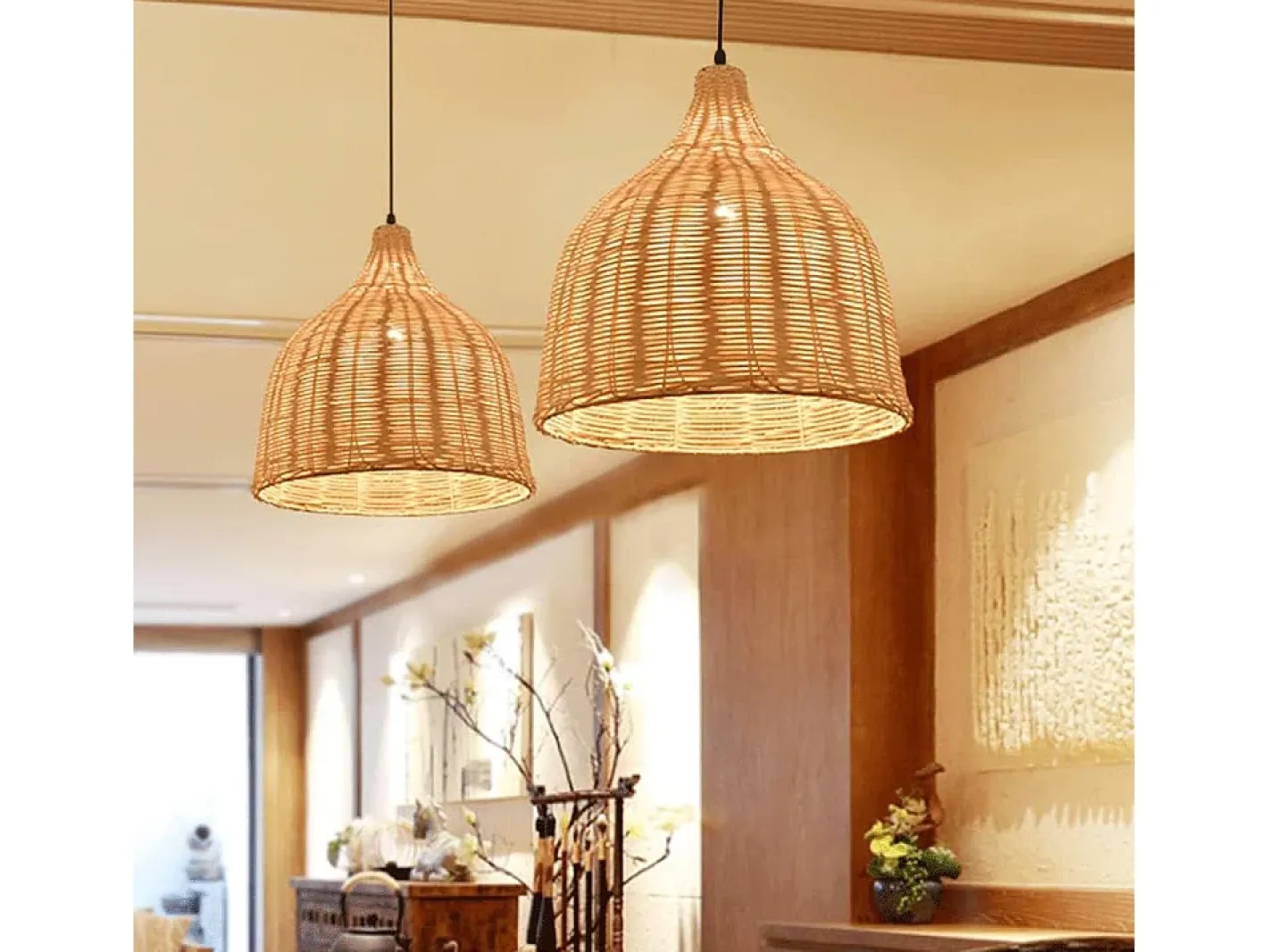 Lámpara Suspendida-Lámpara Toolight App1647-1Cp Boho Beige