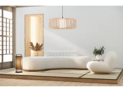 Lámpara Suspendida-Lámpara Toolight App1376-1Cp Boho Beige