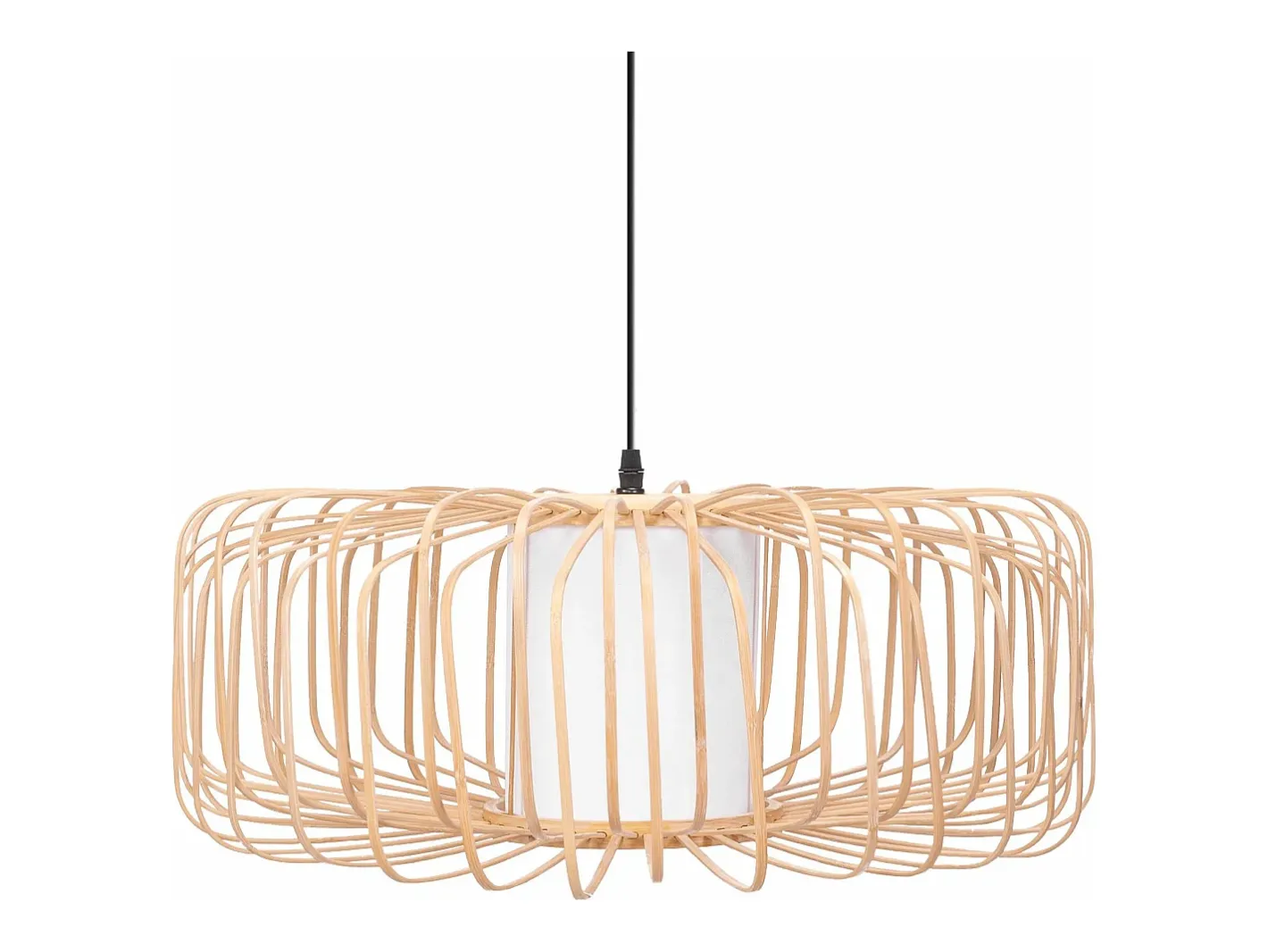 Lámpara Suspendida-Lámpara Toolight App1376-1Cp Boho Beige