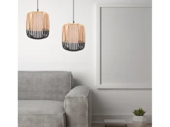 Lámpara Toolight App1274-1Cp Boho Brown Marru00f3n