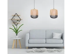 Lámpara Toolight App1274-1Cp Boho Brown Marru00f3n
