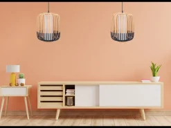 Lámpara Toolight App1274-1Cp Boho Brown Marru00f3n