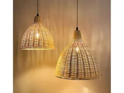 Lámpara Suspendida-Lámpara Toolight App1645-1Cp Boho Beige
