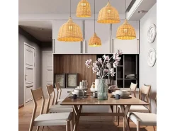 Lámpara Suspendida-Lámpara Toolight App1645-1Cp Boho Beige