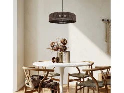 Lámpara Suspendida-Lámpara Toolight App1295-1Cp Boho Brown Marru00f3n