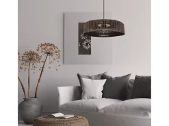 Lámpara Suspendida-Lámpara Toolight App1295-1Cp Boho Brown Marru00f3n