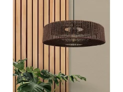 Lámpara Suspendida-Lámpara Toolight App1295-1Cp Boho Brown Marru00f3n