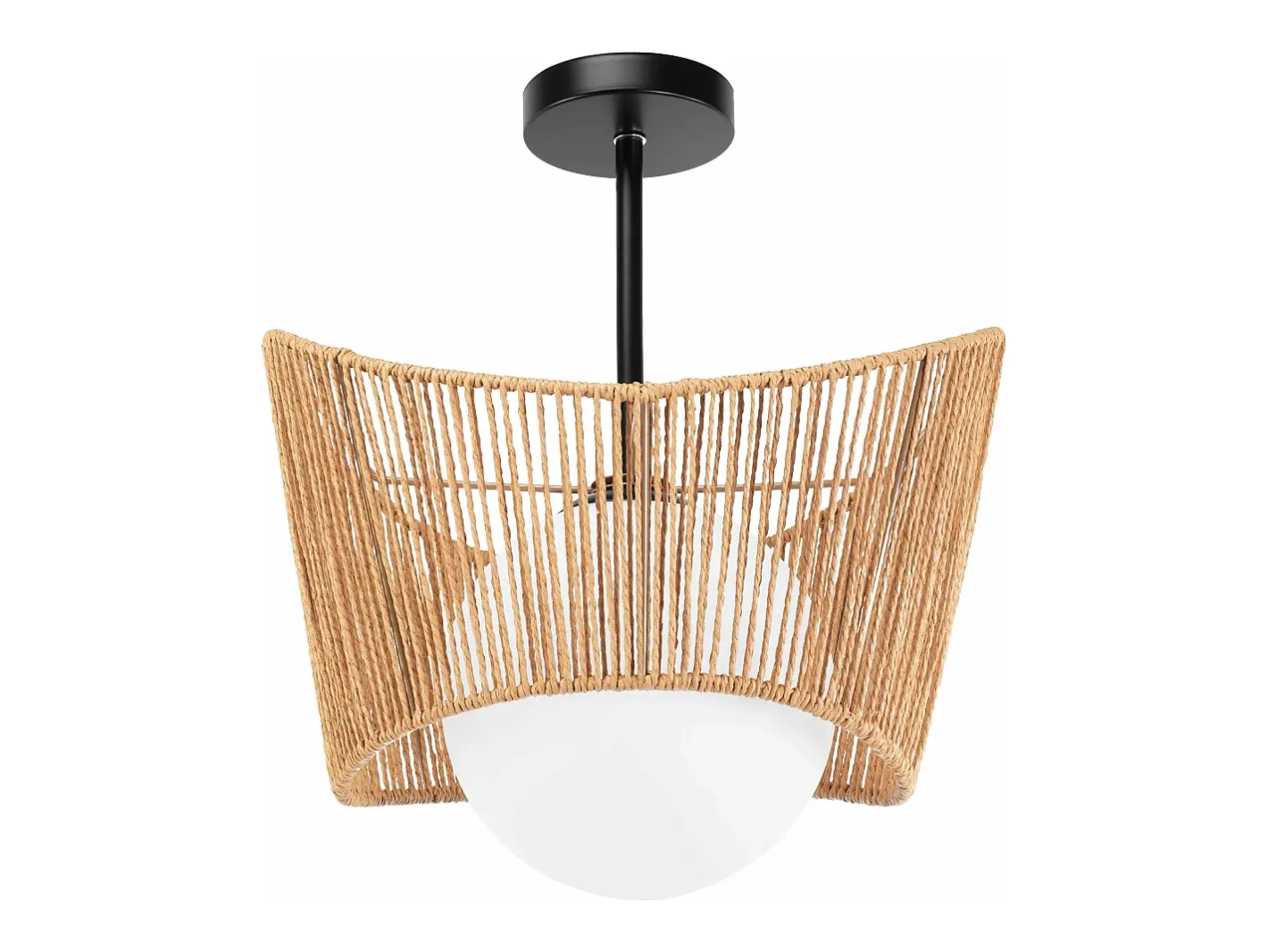 Lámpara Toolight App1589-1Cp Boho Beige New