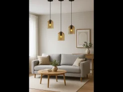 Lámpara Toolight APP1704-1CP Brown Marru00f3n Outlet