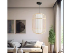 Lámpara Suspendida-Lámpara Toolight App1626-1Cp Brown Marru00f3n