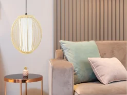Lámpara Suspendida-Lámpara Toolight App1634-1Cp Brown Marru00f3n