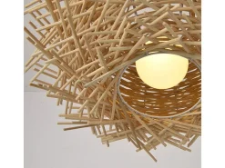 Lámpara Suspendida-Lámpara Toolight App1486-1Cp Brown Marru00f3n
