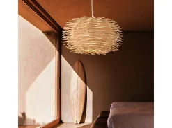 Lámpara Suspendida-Lámpara Toolight App1486-1Cp Brown Marru00f3n