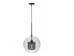Lámpara Suspendida-Lámpara Toolight App558-1Cp 25Cm Black Negro
