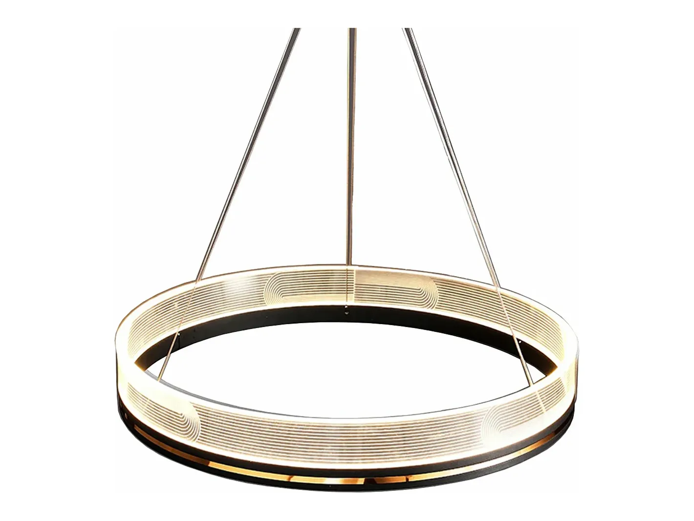 Lámpara Suspendida-Lámpara Toolight App1192-Cp 60Cm Black Negro