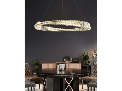 Hot Lámpara Toolight App1202-Cp Cristal 80Cm Gold Dorado