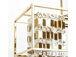 Lámpara Suspendida-Lámpara Toolight App1113-4Cp Gold Dorado