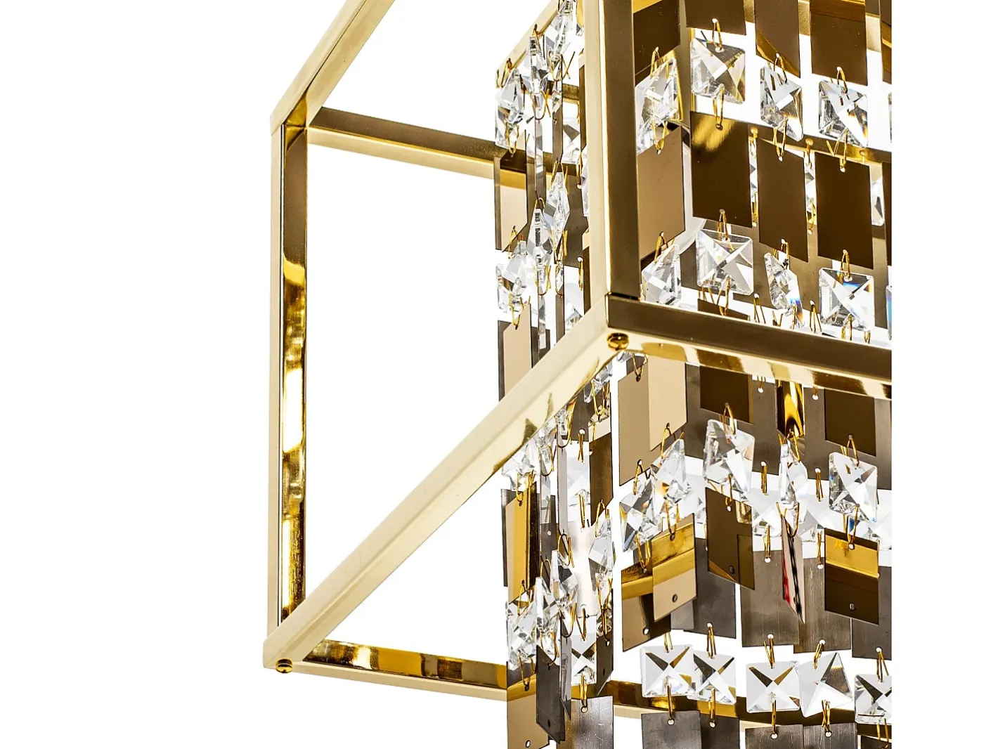 Lámpara Suspendida-Lámpara Toolight App1113-4Cp Gold Dorado