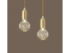 Lámpara Suspendida-Lámpara Toolight App649-1Cp Gold Dorado