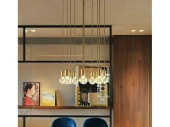 Lámpara Suspendida-Lámpara Toolight App649-1Cp Gold Dorado
