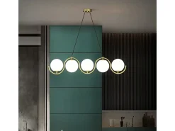 Lámpara Suspendida-Lámpara Toolight App1440-5Cp Gold Dorado