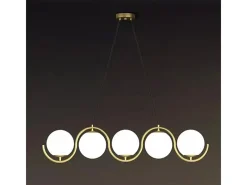 Lámpara Suspendida-Lámpara Toolight App1440-5Cp Gold Dorado