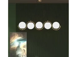 Lámpara Suspendida-Lámpara Toolight App1440-5Cp Gold Dorado