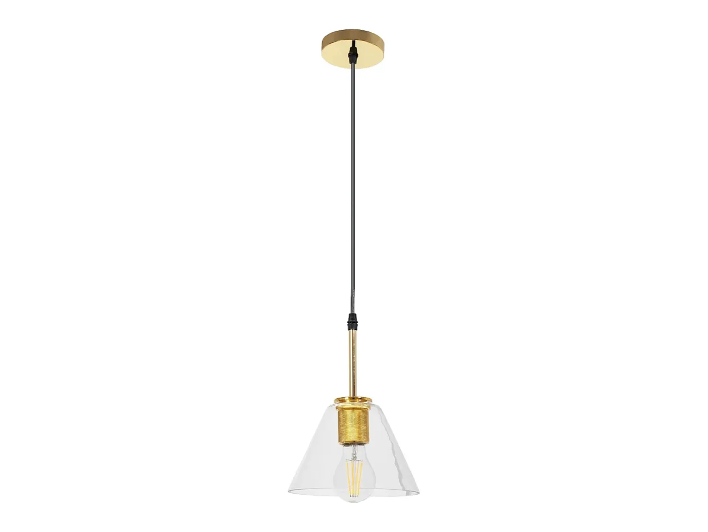 Lámpara Suspendida-Lámpara Toolight App1179-1Cp Gold Dorado